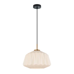 Antita lampa wisząca 1xE27 czarna/biały PND-3644-1-BRO-W