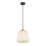 Antita lampa wisząca 1xE27 czarna/biały PND-3645-1-BRO-W
