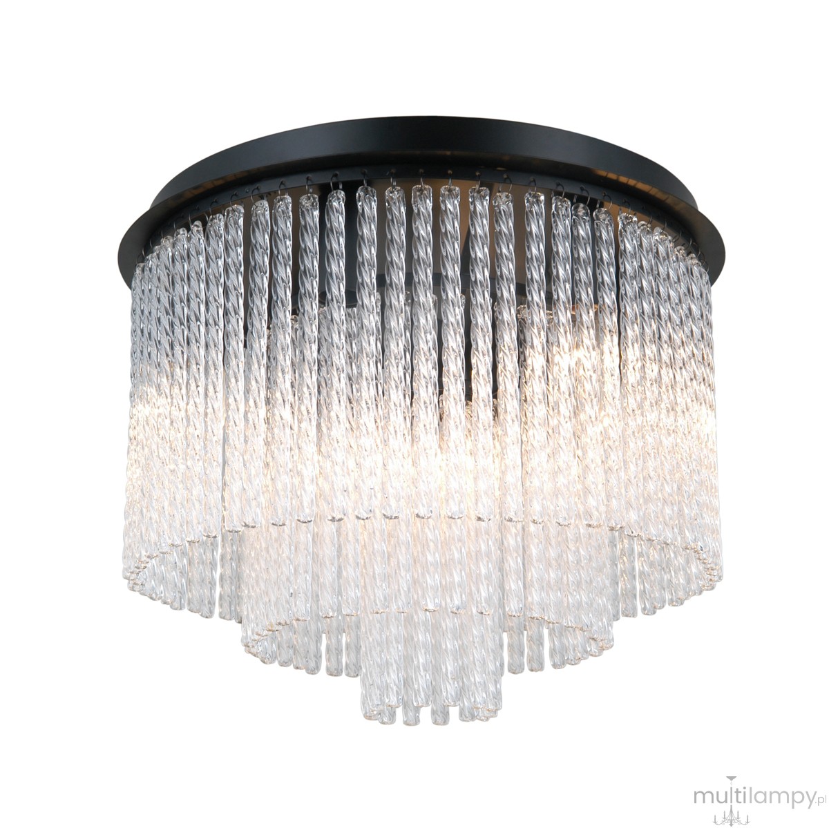 Naute lampa sufitowa 7xE14 czarna PLF-40931-7A-BK