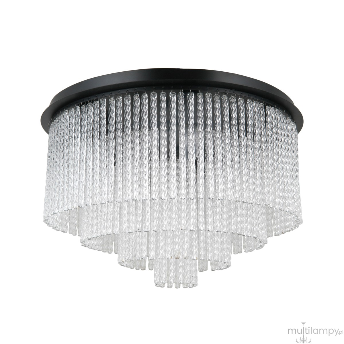 Naute lampa sufitowa 9xE14 czarna PLF-40931-9A-BK