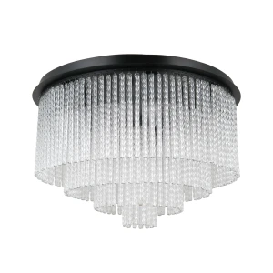 Naute lampa sufitowa 9xE14 czarna PLF-40931-9A-BK