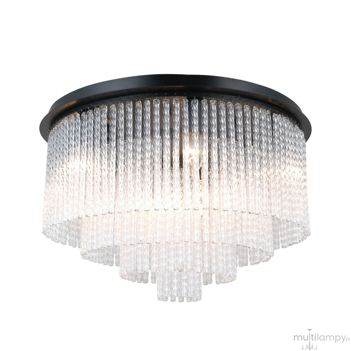 Naute lampa sufitowa 9xE14 czarna PLF-40931-9A-BK