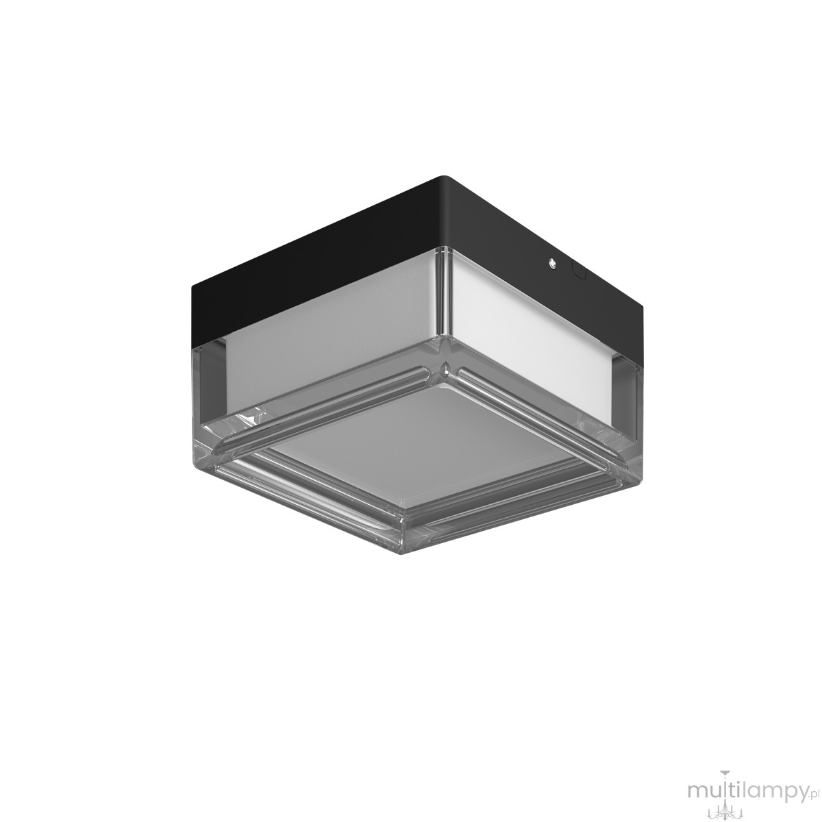 Nefis plafon LED 9W CCT IP65 czarny PLF-53628-BK