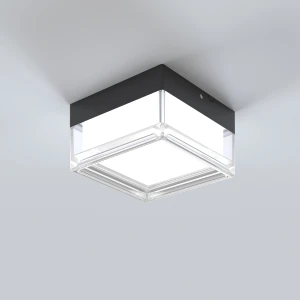 Nefis plafon  LED 9W CCT IP65 czarny PLF-53628-BK