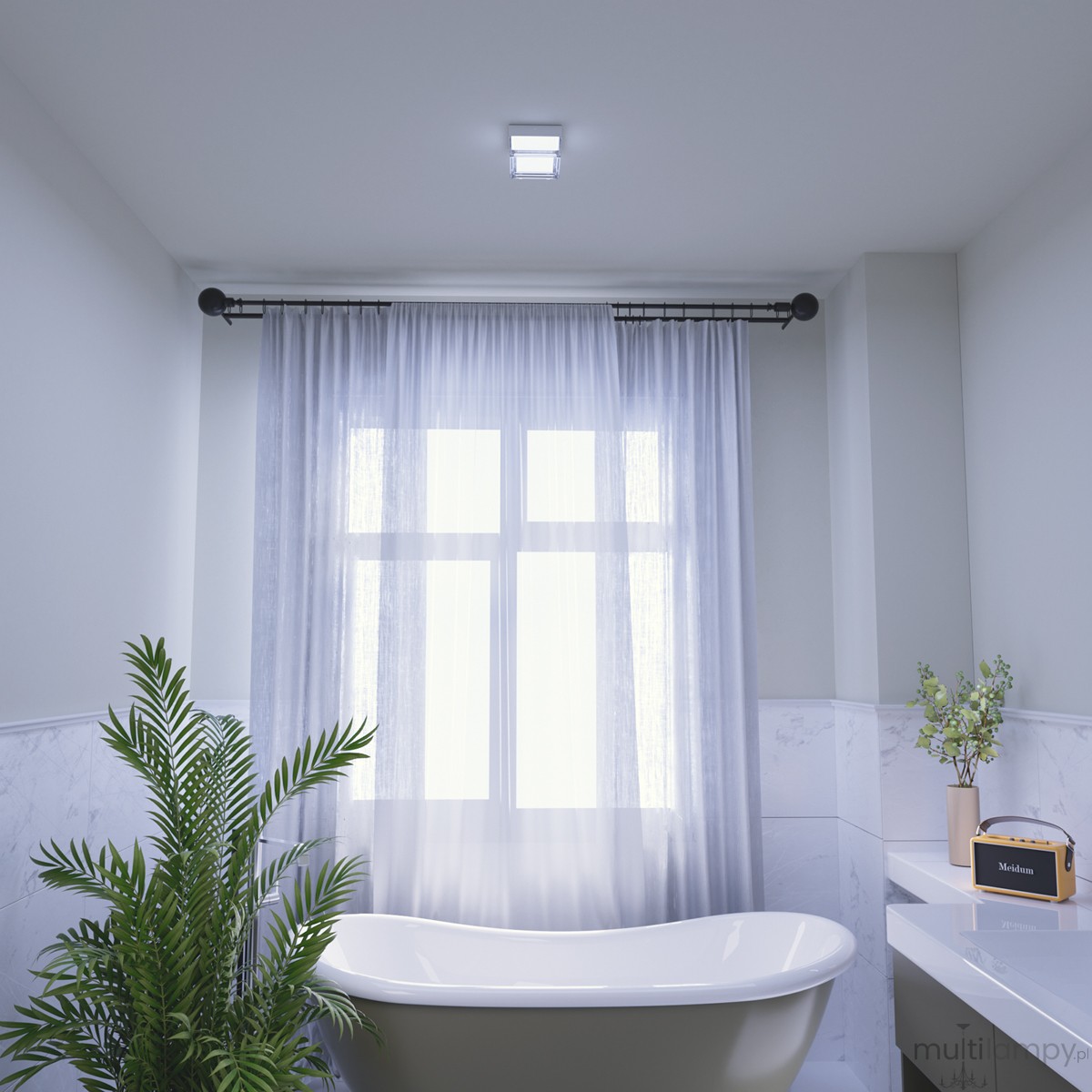 Nefis plafon LED 9W CCT IP65 biały PLF-53628-WH