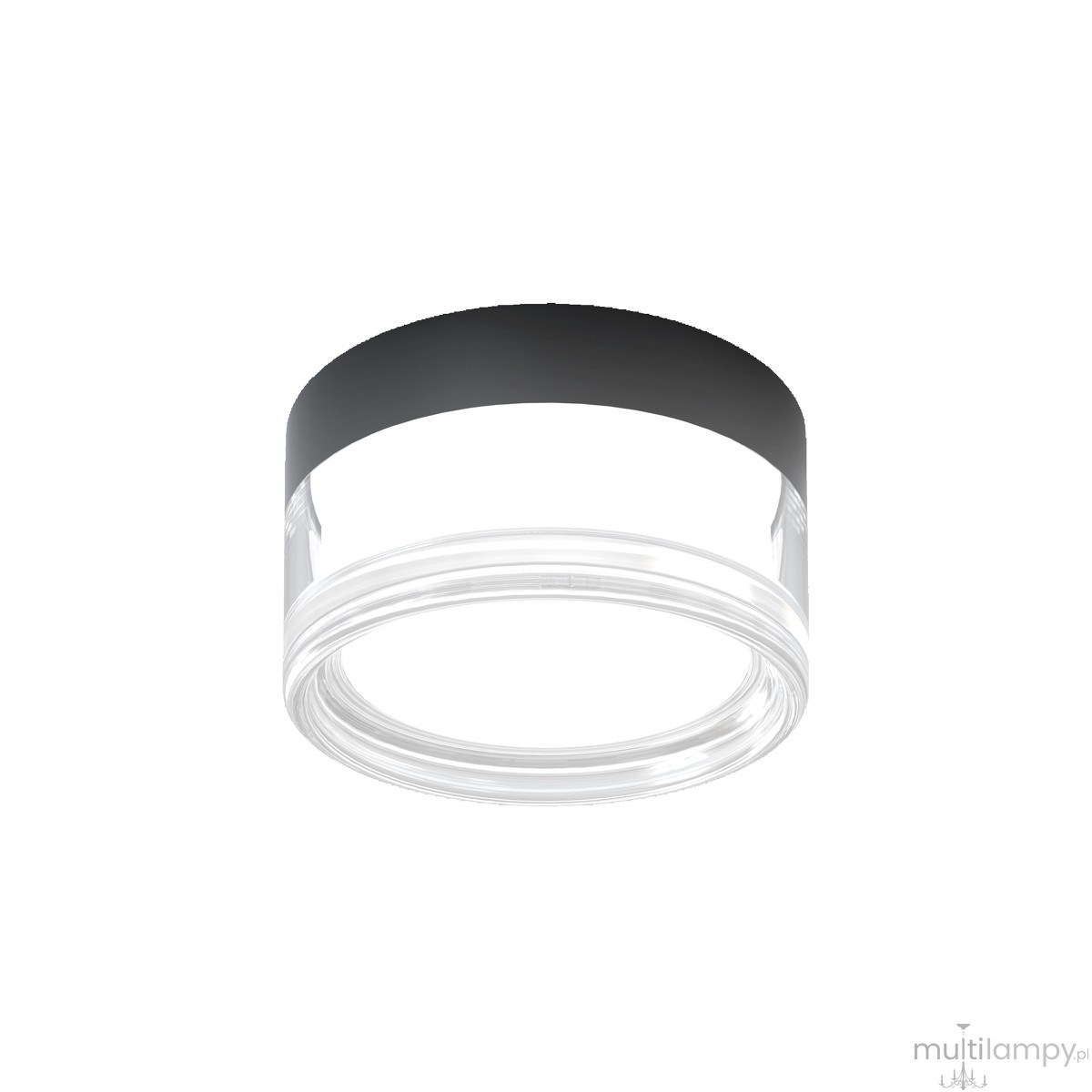 Enios plafon LED 9W CCT IP65 czarny PLF-63829-BK