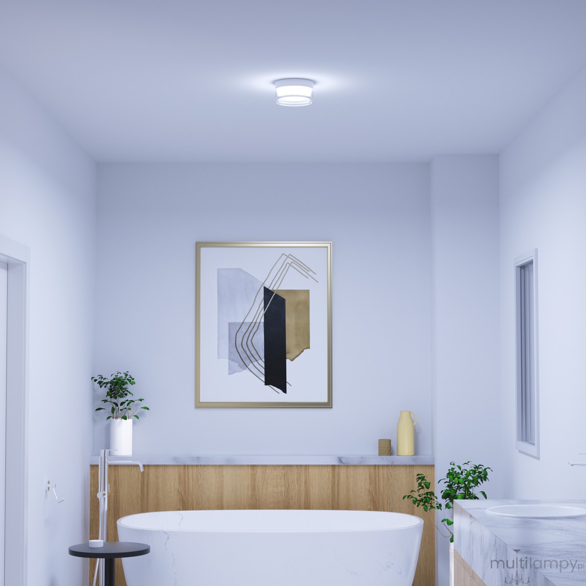 Enios plafon LED 9W CCT IP65 biały PLF-63829-WH