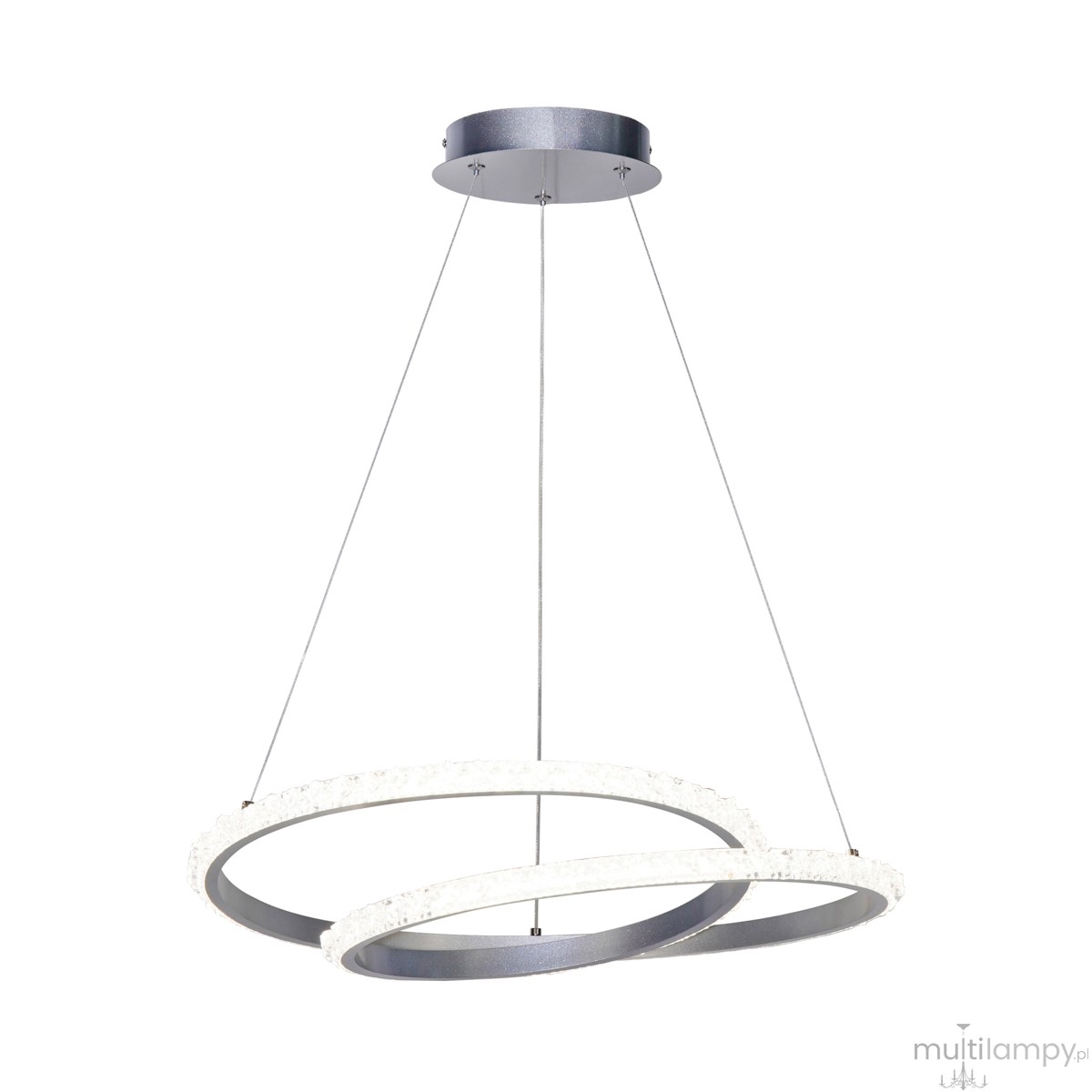 Zalto lampa wisząca LED 32W CCT srebrna PND-12436-SILV