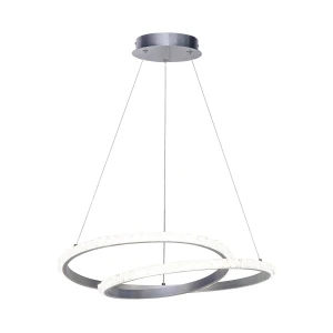 Zalto lampa wisząca LED 32W CCT srebrna PND-12436-SILV