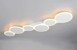 Ovela lampa sufitowa z pilotem 6xLED 34W CCT biały 636910631