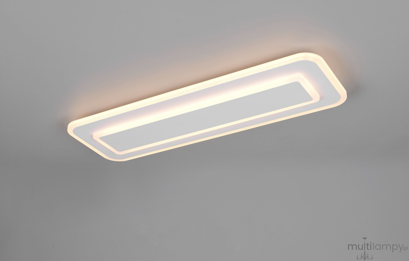 Riva lampa sufitowa z pilotem 2xLED 20W CCT biały 636716131