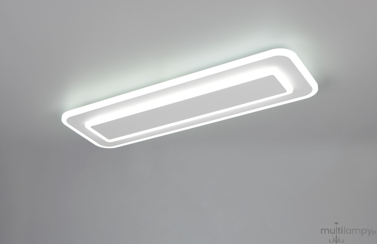 Riva lampa sufitowa z pilotem 2xLED 20W CCT biały 636716131