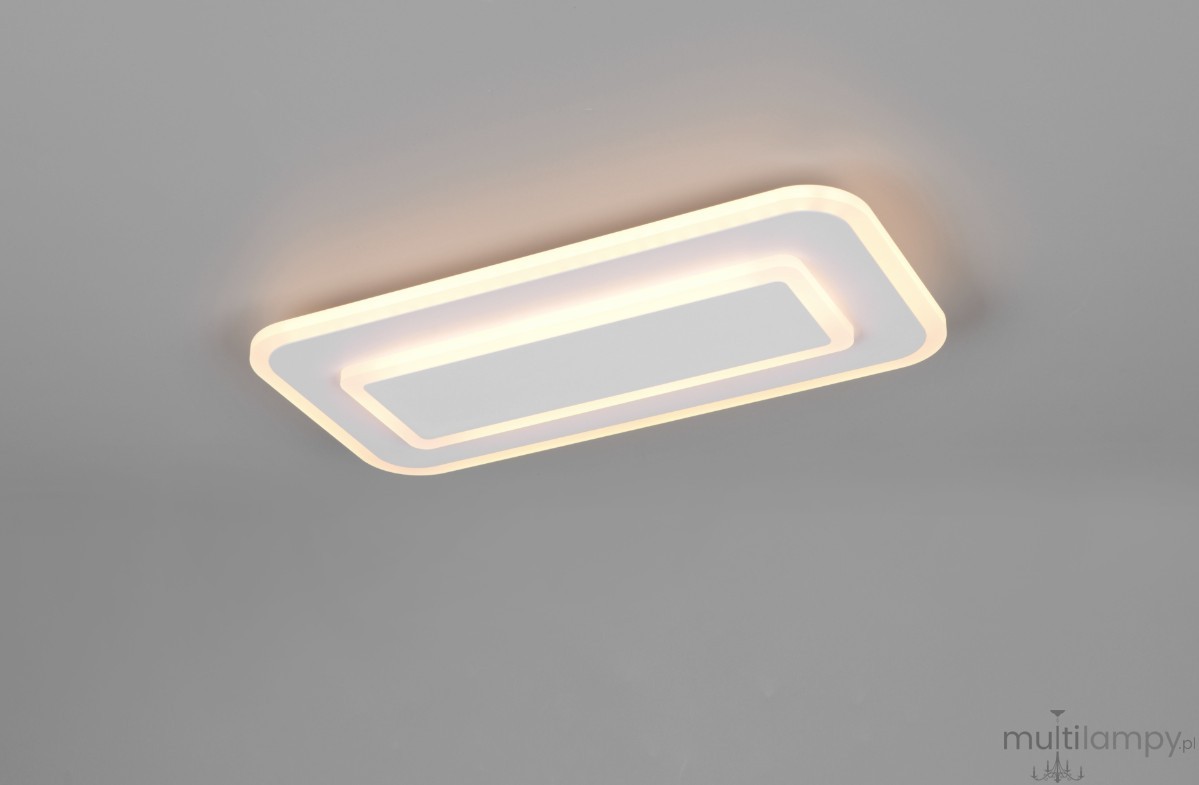 Riva lampa sufitowa z pilotem 2xLED 14W CCT biały 636714131