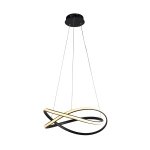 Rumio lampa wisząca LED 40W CCT czarna PND-23917-BK