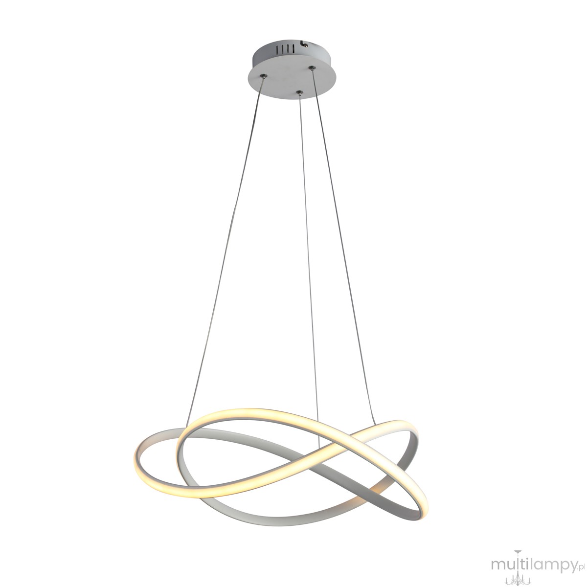 Rumio lampa wisząca LED 40W CCT biała PND-23917-WH