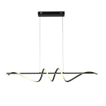 Bastelo lampa wisząca LED 40W CCT czarna PND-24154-BK