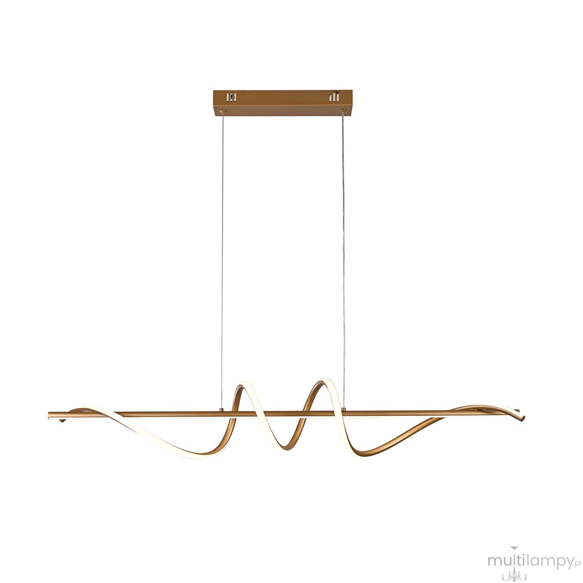 Bastelo lampa wisząca LED 40W CCT złota PND-24154-GD