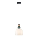Bonato lampa wisząca 1xE27 czarna/biały PND-36573-1C-BK-WH