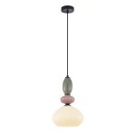 Altra lampa wisząca 1xE27 czarna/biały PND-36787-1A-BK-WH