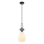 Altra lampa wisząca 1xE27 czarna/biały PND-36787-1B-BK-WH