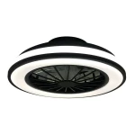 Blast lampa sufitowa z wentylatorem LED 24W + 15W CCT czarna ML2767
