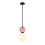 Mastal D18 lampa wisząca 1xE27 różowa PND-36603-1M-BK-PK