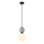 Mastal D18 lampa wisząca 1xE27 szara PND-36603-1M-BK-GR
