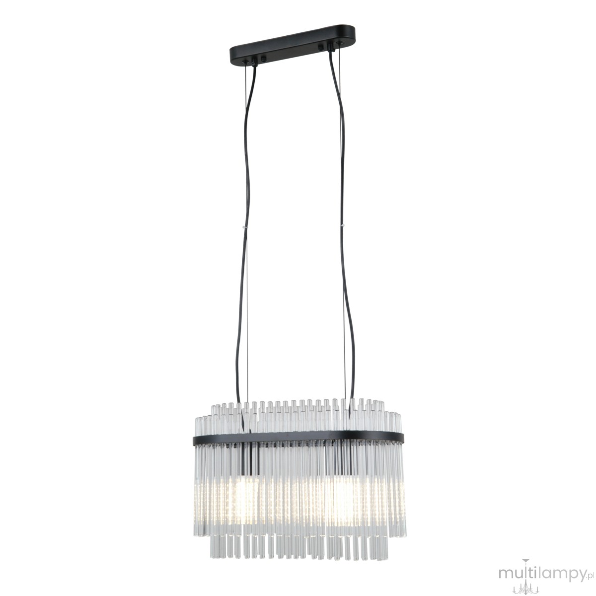Bonte lampa wisząca 2xE27 czarna PND-40929-2A-BK