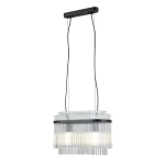 Bonte lampa wisząca 2xE27 czarna PND-40929-2A-BK
