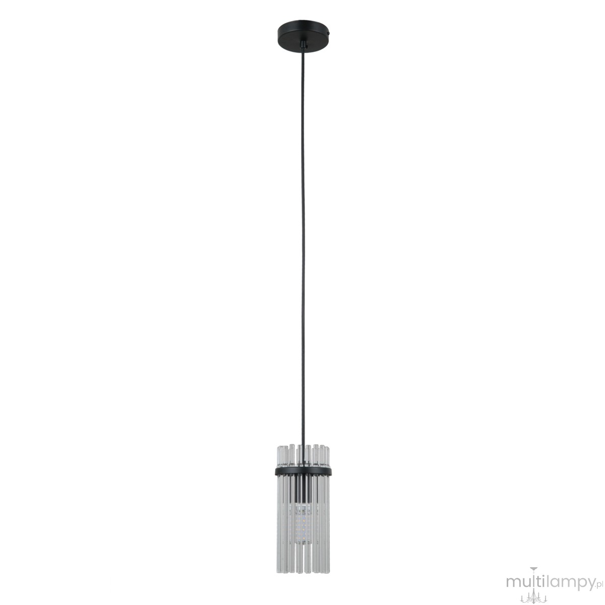 Merto lampa wisząca 1xE14 czarna PND-40930-1A-BK