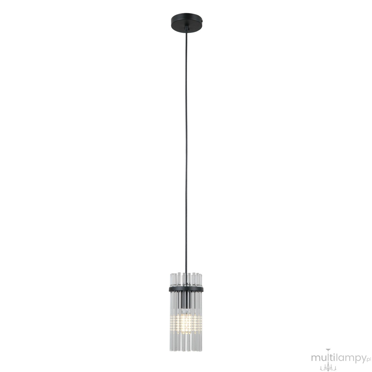 Merto lampa wisząca 1xE14 czarna PND-40930-1A-BK