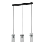 Merto lampa wisząca 3xE14 czarna PND-40930-3B-BK