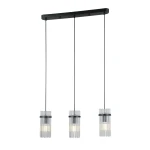 Merto lampa wisząca 3xE14 czarna PND-40930-3B-BK