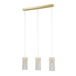 Merto lampa wisząca 3xE14 złota PND-40930-3B-GD