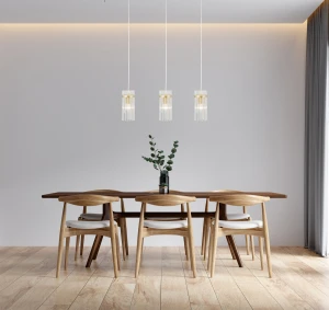 Merto lampa wisząca 3xE14 złota PND-40930-3B-GD