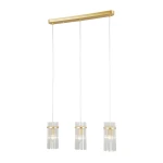 Merto lampa wisząca 3xE14 złota PND-40930-3B-GD
