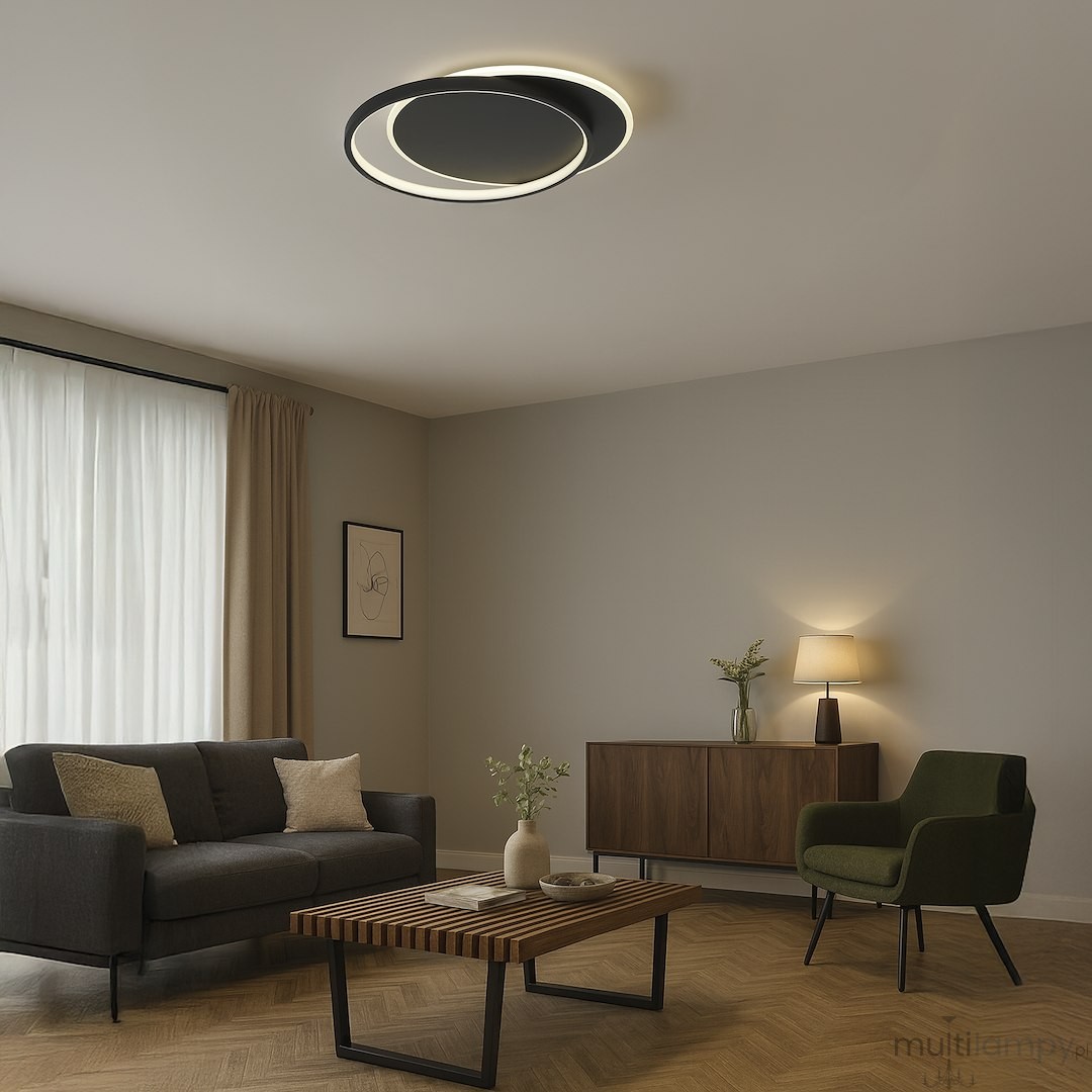 Cordoba lampa sufitowa 30W 4000K czarna ML2485