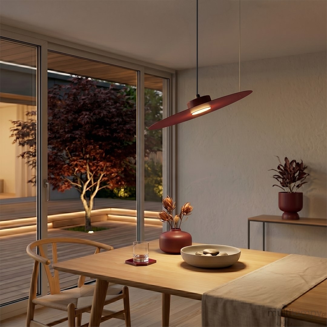 Piatto D45 lampa wisząca 1xGX53 burgund MLP2915