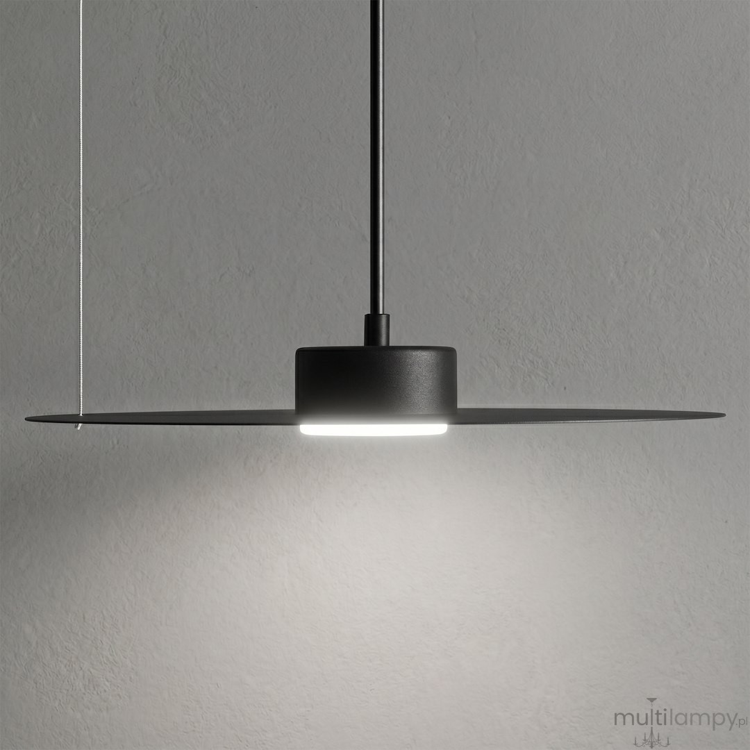 Piatto D35 lampa wisząca 1xGX53 czarna MLP2909