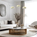 Preciosa lampa wisząca LED 60W 4000K złota ML1894