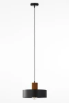 Rif Wood D20 lampa wisząca 1xE27 czarna/brąz 41859