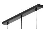 Rif Wood lampa wisząca 3xE27 czarna/brąz 41862