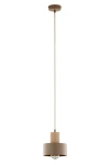 Rif Wood D15 lampa wisząca 1xE27 beż/naturalny 41868