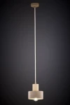 Rif Wood D15 lampa wisząca 1xE27 beż/naturalny 41868