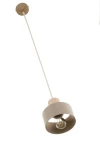 Rif Wood D15 lampa wisząca 1xE27 beż/naturalny 41868