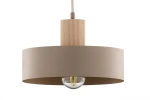 Rif Wood D20 lampa wisząca 1xE27 beż/naturalny 41869