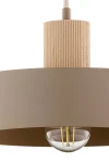 Rif Wood D20 lampa wisząca 1xE27 beż/naturalny 41869