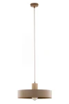 Rif Wood D30 lampa wisząca 1xE27 beż/naturalny 41870