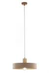 Rif Wood D30 lampa wisząca 1xE27 beż/naturalny 41870