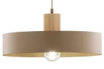 Rif Wood D30 lampa wisząca 1xE27 beż/naturalny 41870